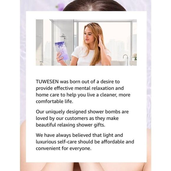 TUWESEN - NWT Natural Essential Oil Shower Steamers Aromatherapy Spa Kit 8 Pcs. - Picture 5 of 8